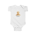 Personalised Halloween candy lollipop baby bodysuit with sparkles and custom name sweet baby gift